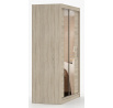 Šatní skříň se zrcadlem NOEMI 01, Dub Sonoma
