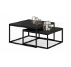 Konferenční stolek 2v1 KAMA Černý+Černý