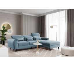 Rohová sedací souprava Foble, Velvetmat 100  Pravá