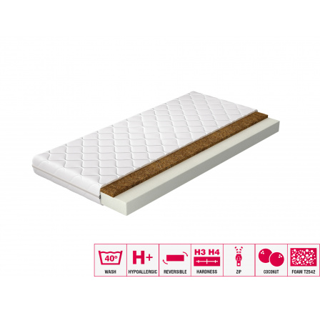 Matrace Pěnová Luna 200x200 Hypoalergenní potah Microfibre Matrace Pěnová Luna 200x200 Hypoalergenní potah Microfibre