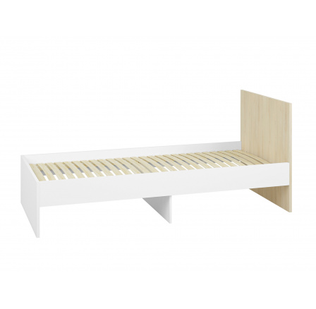 Postel Elmo 14, Bílá Alpská/Buk Fiord Postel Elmo 14, Bílá Alpská/Buk Fiord