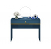 Toaletní stolek MARINE 09, Tmavě modrá/Zlatá