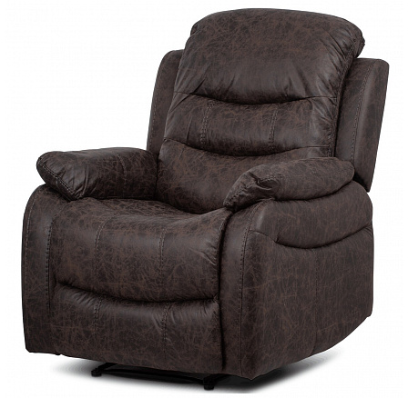 Polohovací křeslo, hnědá, látka, TV-4086 BR Polohovací křeslo, hnědá, látka, TV-4086 BR