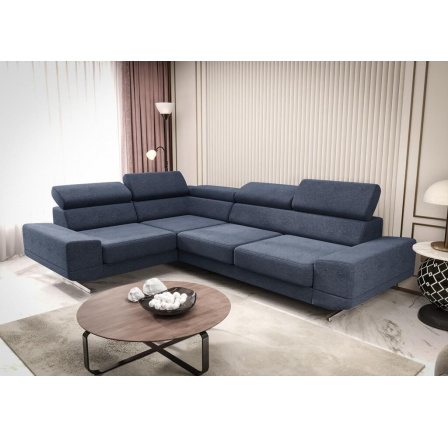 Rohová sedací souprava MILANO II - modrošedá, levá