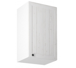 Kuchyňská horní skřínka PROWANSJA G45 - Pravá, Bílá/Borovice Andersen