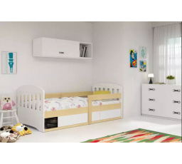 Dětská postel CLASSIC s matrací, Přírodní