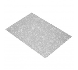 Stříbrná podložka pod talíř 30x45 cm