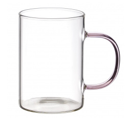 Sklenice/ hrnek Coloured růžový 300ml