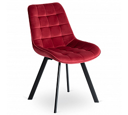 Židle RICK Bordó Sametová