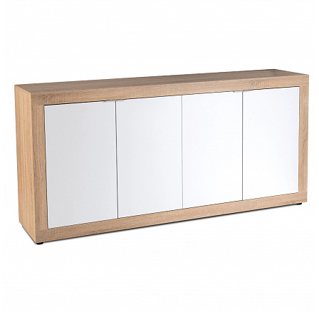 Komoda BLAGO 180 cm Dub Sonoma/Bílá