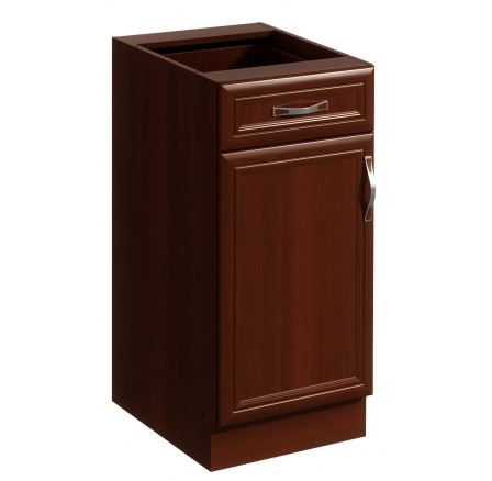 Kuchyňská dolní skříňka SYCYLIA D40S1 - Levá, Ořech Milano