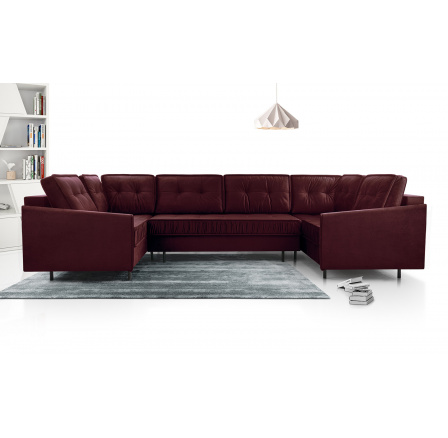 Sedací souprava Aladin U vínová Sedací souprava Aladin U vínová