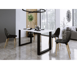 Jídelní stůl INDIGO 67x185, Bílý