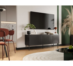 Tv komoda SIENA 150, černá