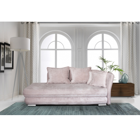 LOTA P- pohovka s rozkladem pravá - látka Orinoco 61 - rosegold (FI) kolekce - "F" (K250-Z)