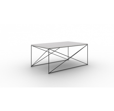 Stolek kávový Dante Bílý+Beton Stolek kávový Dante Bílý+Beton