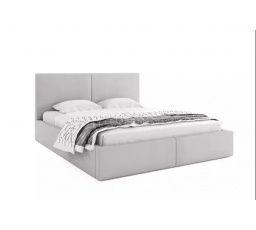 Postel HILTON bez matrace, 180x200 cm, Šedá