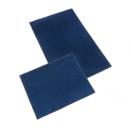 Koupelnová sada předložek GOLD 60x100+60x50cm tmavě modrá