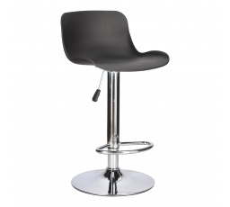 Barová stolička Inge černá/ chromová