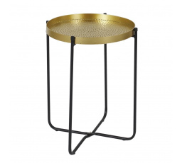 Konferenční stolek Alia 35 cm zlatý/černý