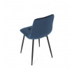 Jídelní židle, modrá, sametová látka, CT-281 BLUE4
