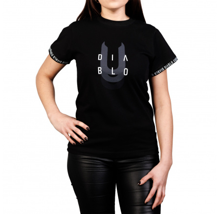 Dámské tričko-Černé-Malé