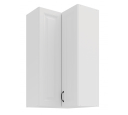 Horní rohová skřínka STELLO - 60x60 GN-108 2F (90­°), Bílá/Bílá