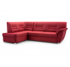 Rohová sedací souprava L Dornia Solar 59 - červená