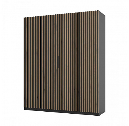 Skříň Keny XV - černá/dub evoke