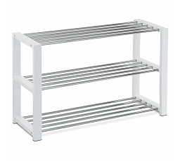 Botník, masiv, bílá, 83168-12 WT