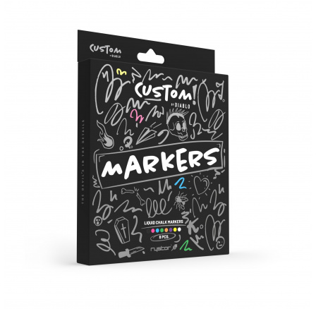 Křídové fixy pro křeslo  X-Custom, 8 barev