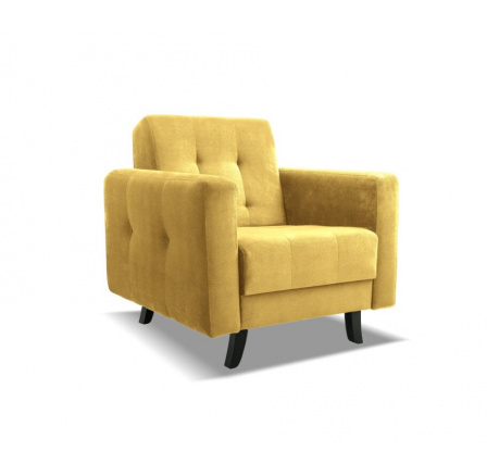 Křeslo LIZBONA Žluté, Kronos 43