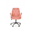 kancelářské křeslo TULIP, růžová Velvet