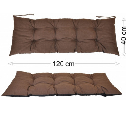 Podsedák 120x40 hnědý melír