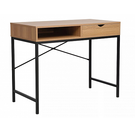 Psací stůl B-027, Dub/Černá