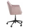 Kancelářská židle na kolečkách Nora VIC růžová
