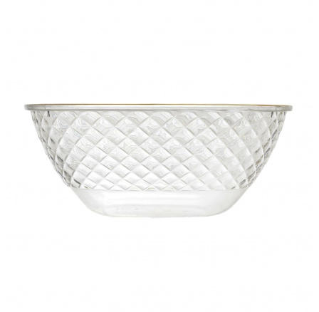 Miska Mirage 25,6 cm zlatý okraj           plastová