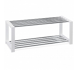 Botník, masiv, bílá, 83168-11 WT