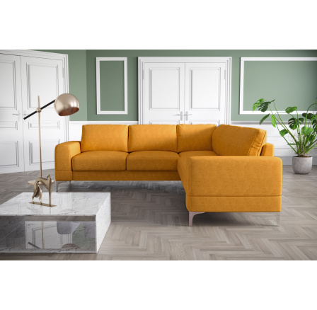 Rohová sedací souprava ARIA MAX 250x250 žlutá R470 - Rychlé doručení