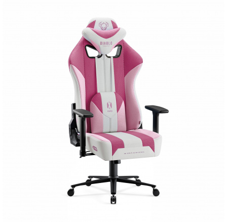 Textilní herní křeslo Player 2.0 Normální velikost, Marshmallow růžové