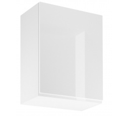 Kuchyňská horní skřínka ASPEN G60 - Pravá, Bílá/Bílý lesk