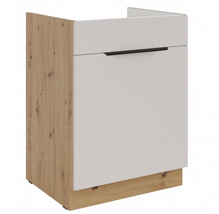 Kuchyňská skříňka Selva 60 ZL 1S dub artisan/kašmír