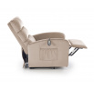 Elektricky polohovatelné křeslo MARONI, Béžová
