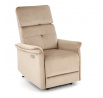 Polohovací křeslo SEMIR s USB, Béžová