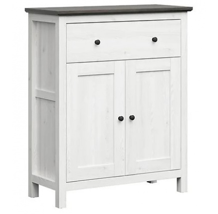 Komoda HESEN KOM2D1S, modřín sibiu světlý/borovice larico