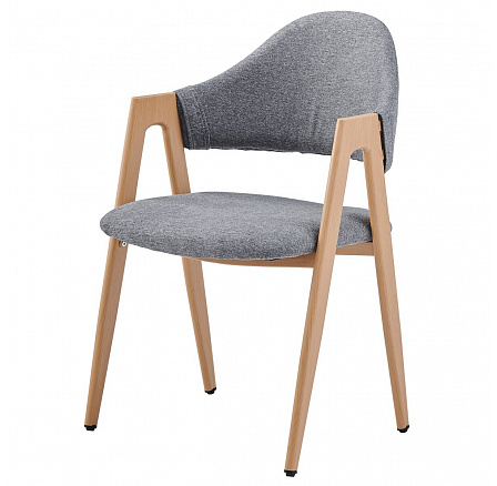 Jídelní židle, šedá, látka, DCL-F4062 GREY2 Jídelní židle, šedá, látka, DCL-F4062 GREY2