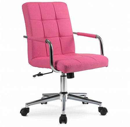 Otočná židle ASTRO Mládežnická Růžová Ekokůže