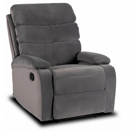 Rozkládací Křeslo KOBE Šedý Sametový