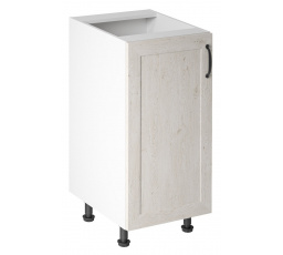 Kuchyňská dolní skříňka Royal D40 - Levá, Bílá/Borovice nordická