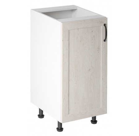 Kuchyňská dolní skříňka Royal D40 - Levá, Bílá/Borovice nordická